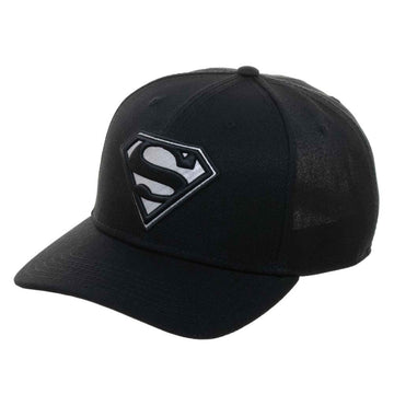 Superman Carbon Fiber Pre-curved Snapback - BUCKET POPCORN